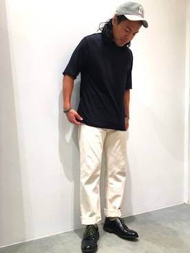 「BONCOUR（ボンクラ）のアイテム」を使った、KOJIさん（メンズ・168cm）の秋コーディネート