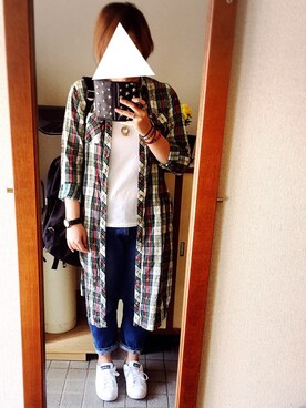 「仕事着」｜「アイテム（シャツワンピース）」を使った、yuki☺︎さん（レディース・164cm）の秋コーディネート