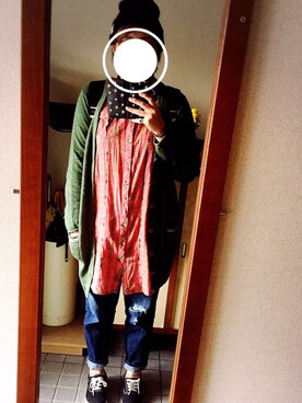 「仕事着」｜「アイテム（シャツワンピース）」を使った、yuki☺︎さん（レディース・164cm）の秋コーディネート