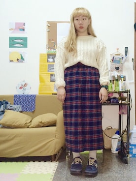 「冬着」｜林宛真さん（レディース・158cm）の冬コーディネート