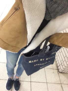 Dazzlin ダズリン の W ムートンライダース ジャケット アウター Wear