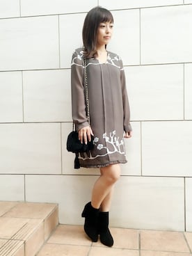 「Banner Barrett（バナーバレット）のアイテム（ブーツ）」を使った、chihiroさん（レディース・150cm）の夏コーディネート