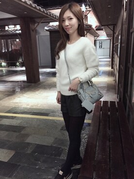 「movieday」｜Pinyu Rachel Linさん（レディース・163cm）の冬コーディネート
