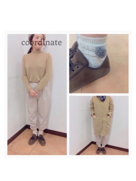 tomomiさん（レディース・160cm）の冬コーディネート