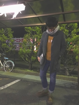 「J.N.R.D.（ジェイエヌアールディー）のアイテム」を使った、やまけんさん（メンズ・178cm）の冬コーディネート