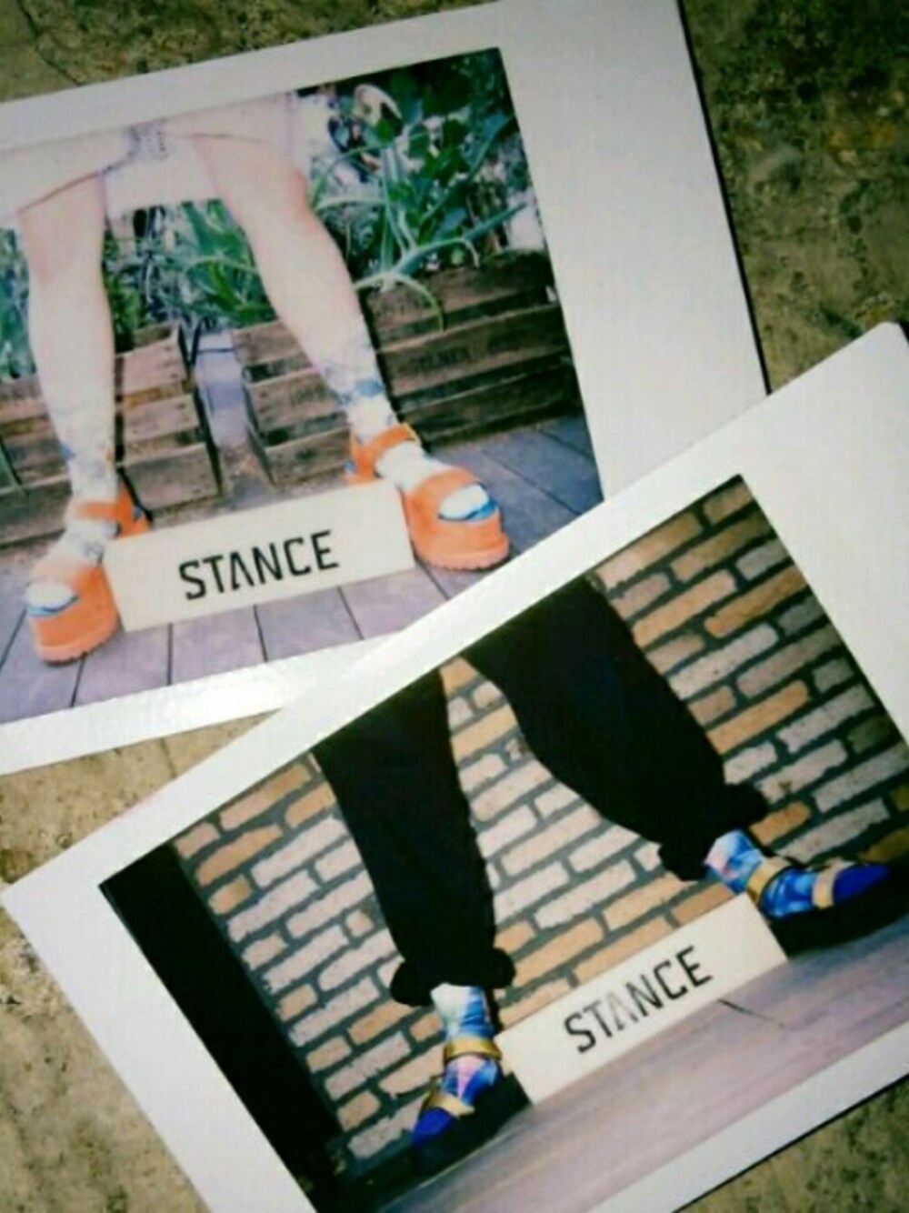 「stance socks、柄ソックス、つなぎ、オールインワン、ワイズ、厚底サンダル、teva、夏コーデ、パンツスタイル、原宿」｜「STANCEのアイテム（ソックス/靴下、ブルー系）」を使った、 Saiさん（レディース・151cm）の夏コーディネートの1枚目の写真