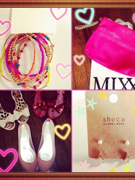 「MIXXO（ミッソ）のアイテム（その他）」を使った、JangAchiさん（レディース・164cm）の秋コーディネート