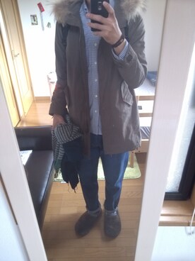 ちょーしんさん（メンズ・181cm）の冬コーディネート