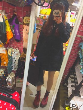 「RNA」｜「アイテム（シャツワンピース）」を使った、さかなくんさん（レディース・160cm）の秋コーディネート