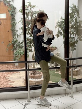 「Abel（アベル）のアイテム」を使った、原田沙奈子さん（レディース・163cm）の秋コーディネート