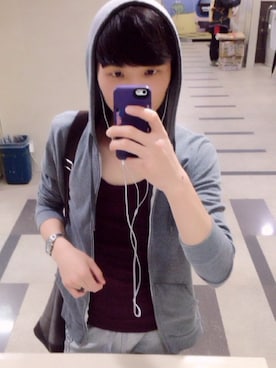 「CHOIES（チョイース）のアイテム（その他）」を使った、홍석균さん（メンズ・178cm）の秋コーディネート