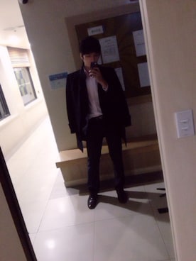 「CHOIES（チョイース）のアイテム（その他）」を使った、홍석균さん（メンズ・178cm）の秋コーディネート