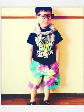 ミモ&ユーリさん(キッズ・110cm)の春コーディネート