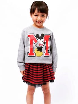 「skirt」｜ミモ&ユーリさん（キッズ・100cm）の冬コーディネート
