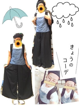 とんさん（レディース・159cm）の夏コーディネート