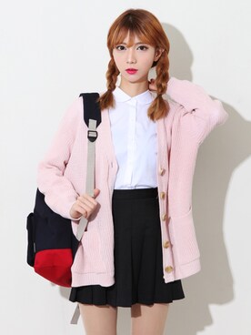 「BLANC..（ブラン）のアイテム（その他アウター）」を使った、bullangさん（レディース・164cm）の春コーディネート
