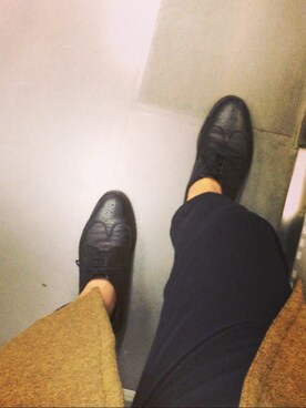「JIL SANDER（ジルサンダー）のアイテム（チェスターコート）」を使った、nさん（メンズ・183cm）の秋コーディネート