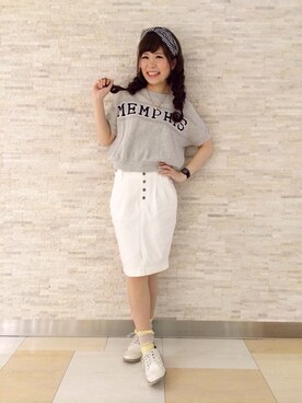 「mysty womam」｜わかめさん（レディース・158cm）の春コーディネート