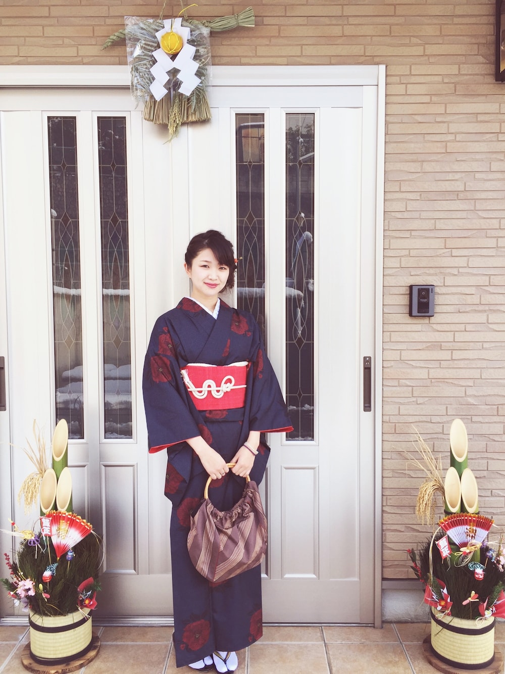 その他の浴衣を着用したレディースの冬コーディネートの1枚目の写真