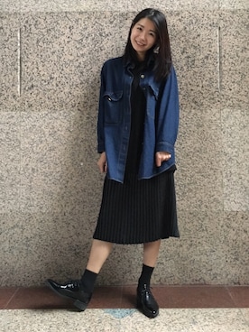 「Lulus（-）のアイテム（ジャケット/アウター）」を使った、Krysten🐱さん（レディース・163cm）の春コーディネート