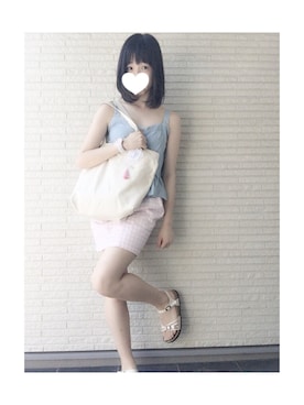 さくらさん（レディース・159cm）の夏コーディネート