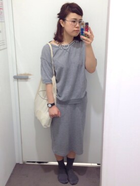 「SET UP」｜「アイテム（腕時計）」を使った、サトウさん（レディース・155cm）の夏コーディネート