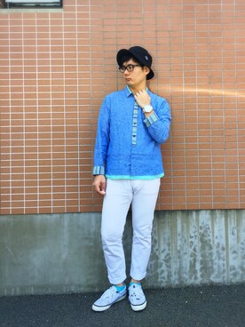 「シンプルコーデ」｜yuji@さん（メンズ・176cm）の春コーディネート