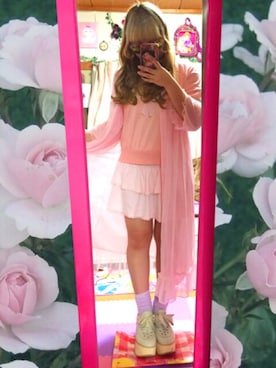 「ファンシー」｜「アイテム（その他アウター）」を使った、.さん（レディース・153cm）の夏コーディネート