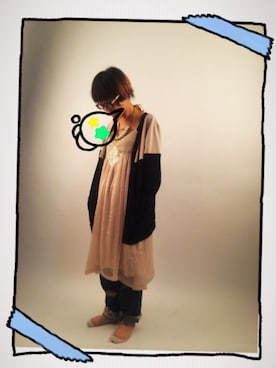 「YELLOWS PLUS（イエローズプラス）のアイテム」を使った、うみ〜んさん（レディース・153cm）の秋コーディネート