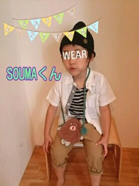 OU.さん(キッズ・110cm)の秋コーディネート