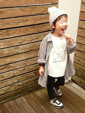 OU.さん（キッズ・110cm）の秋コーディネート