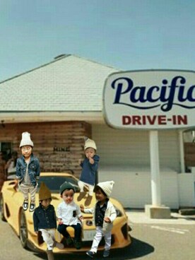 「ちゃらら～のアイテム（その他、その他）」を使った、OU.さん（キッズ・130cm）の秋コーディネート