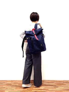 「HITCH HIKE MARKET（ヒッチハイクマーケット）のアイテム」を使った、KUROさん（レディース・158cm）の秋コーディネート