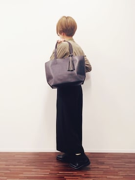 「ELFORBR（エルフォーブル）のアイテム」を使った、KUROさん（レディース・158cm）の秋コーディネート