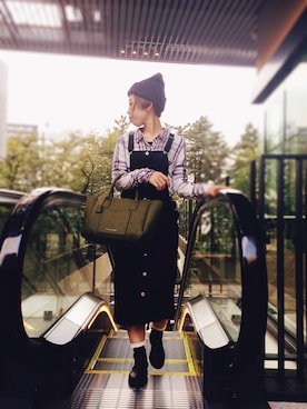 「ELFORBR（エルフォーブル）のアイテム」を使った、KUROさん（レディース・158cm）の秋コーディネート