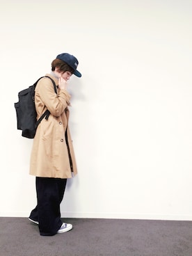 「Adam et Rope A・E・R（アダムエロペ）のアイテム（ジャケット/アウター）」を使った、KUROさん（レディース・158cm）の冬コーディネート