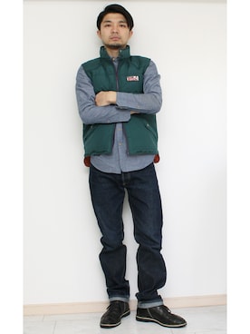 「YELLOW RUBY（イエロールビー）のアイテム（シューズ）」を使った、Yusukeさん（メンズ・170cm）の冬コーディネート