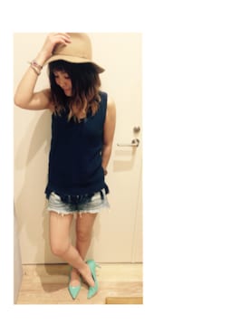 み。さん（レディース・154cm）の春コーディネート