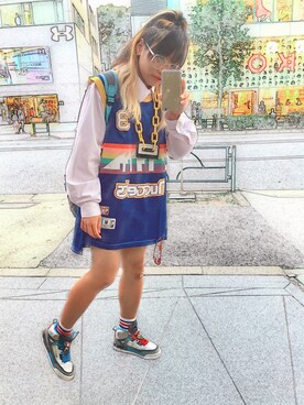 「harajuku」｜「アイテム（アクセサリー）」を使った、AmaKiKiKiさん（レディース・155cm）の秋コーディネート