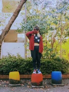 「BSX（ビーエスエックス）のアイテム」を使った、AmaKiKiKiさん（レディース・155cm）の秋コーディネート