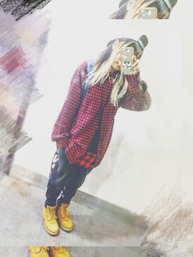 「BSX（ビーエスエックス）のアイテム」を使った、AmaKiKiKiさん（レディース・155cm）の秋コーディネート