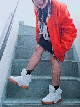 「EWING（ユーイング）のアイテム」を使った、AmaKiKiKiさん（レディース・155cm）の冬コーディネート