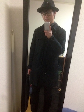 「JUNYA WATANABE COMME des GARCONS（ジュンヤワタナベコムデギャルソン）のアイテム（その他アウター）」を使った、はやしさん（メンズ・177cm）の冬コーディネート