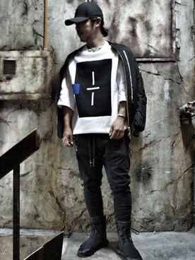 「Odeur（オドゥール）のアイテム」を使った、Seki Shinnosukeさん（メンズ・173cm）の秋コーディネート