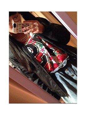 「Keith Haring（キース・ヘリング）のアイテム（その他）」を使った、あおいさん（レディース・168cm）の秋コーディネート