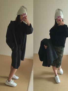 「CHAPTER WORLD PREMIUM（チャプターワールドプレミアム）のアイテム（シューズ）」を使った、MAIさん（レディース・160cm）の春コーディネート