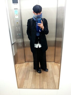 「rovtski」｜「アイテム（バッグ）」を使った、たくみんさん（メンズ・168cm）の冬コーディネート
