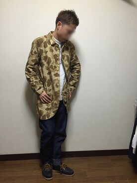 「ETERNAL（エターナル）のアイテム（ジャケット/アウター）」を使った、shuさん（メンズ・166cm）の秋コーディネート