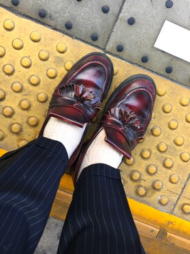 「アイテム（スーツパンツ）」を使った、Takaponさん（メンズ・173cm・20代）の春コーディネート