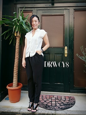 「DRWCYS（ドロシーズ）のアイテム（アクセサリー）」を使った、なつみさん（レディース・162cm）の夏コーディネート